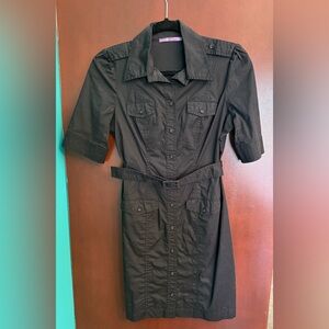 Smart Set Black Dress with Belt